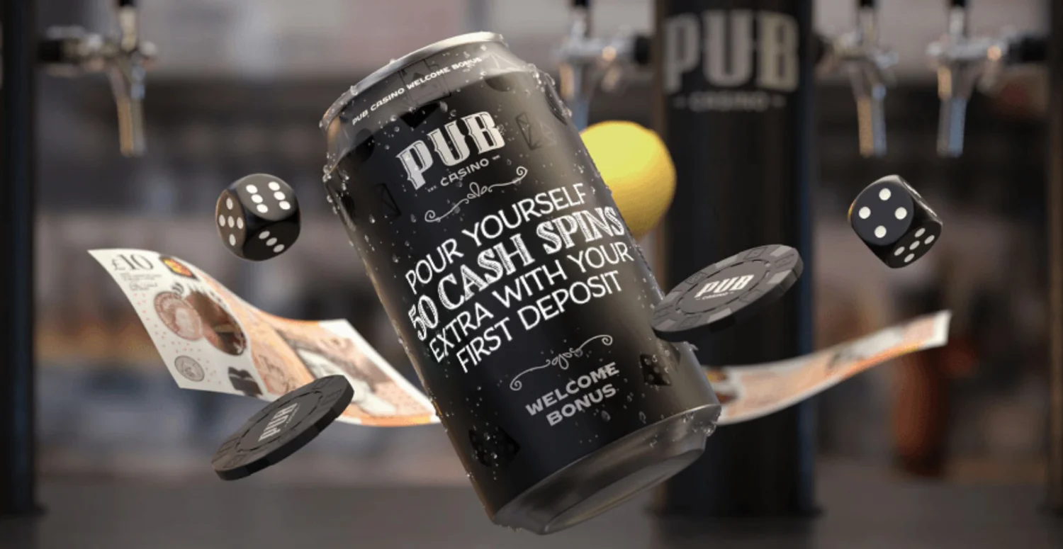 Pub Casino welcome bonus offer